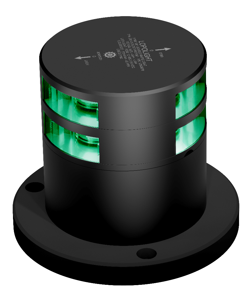 3nm 180° Green, Double, Ice-class, black